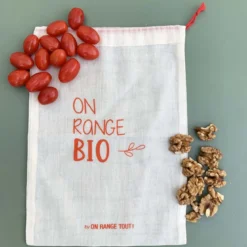 Sac à vrac en coton bio 20x28