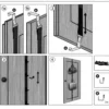 Sangle pour 8 sacs à fixer sur une porte