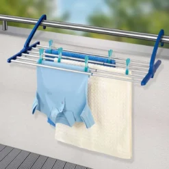 Séchoir à linge de balcon télescopique