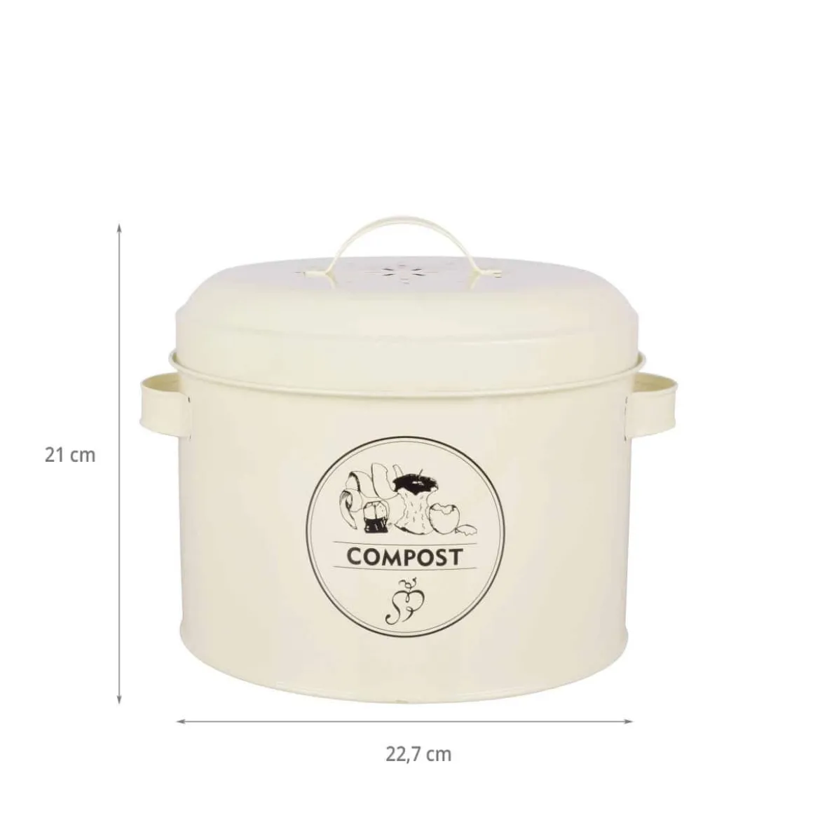 Seau à compost de cuisine avec filtre