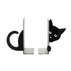 2 serre-livres chat
