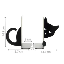 2 serre-livres chat