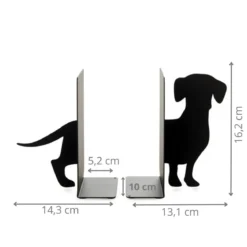 2 serre-livres chien