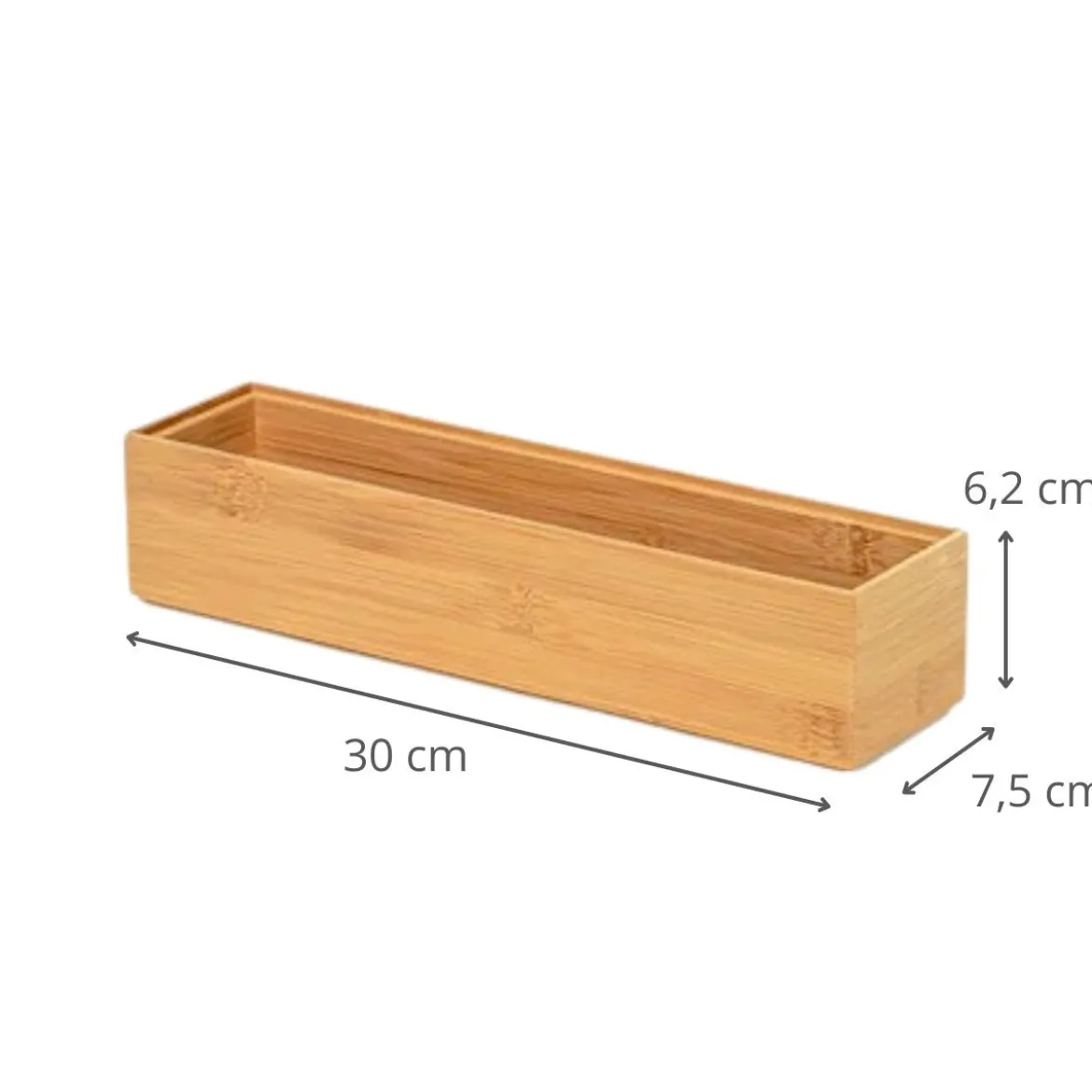 Séparateur de tiroir en bambou XL