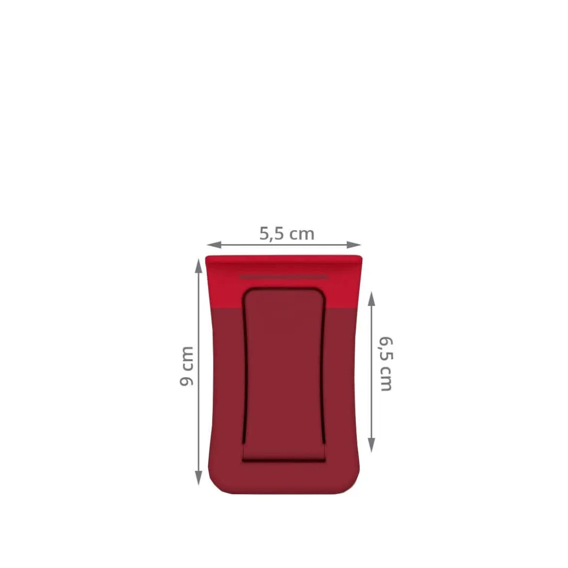 Support pour téléphone portable rouge