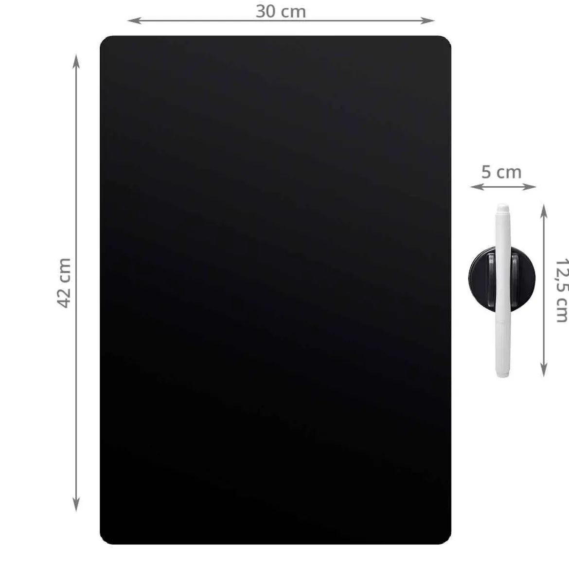 Tableau noir magnétique pour frigo