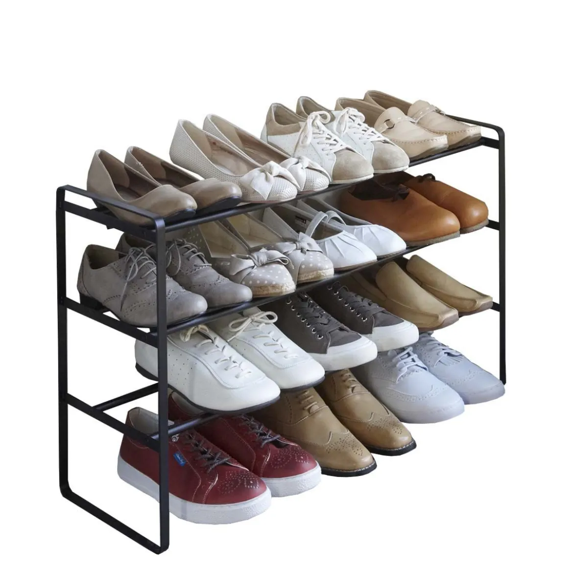 Étagère à chaussures extensible 3 étages