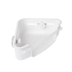 Étagère d'angle de douche à ventouses