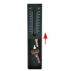Thermomètre cache clefs