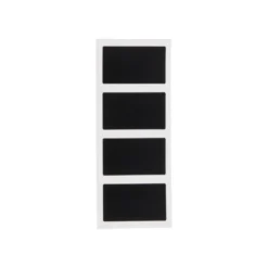 8 étiquettes adhésives rectangulaires ardoise