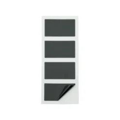 8 étiquettes adhésives rectangulaires ardoise