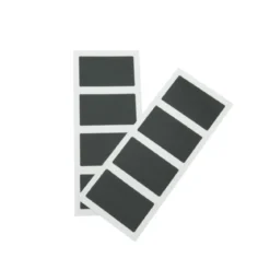 8 étiquettes adhésives rectangulaires ardoise