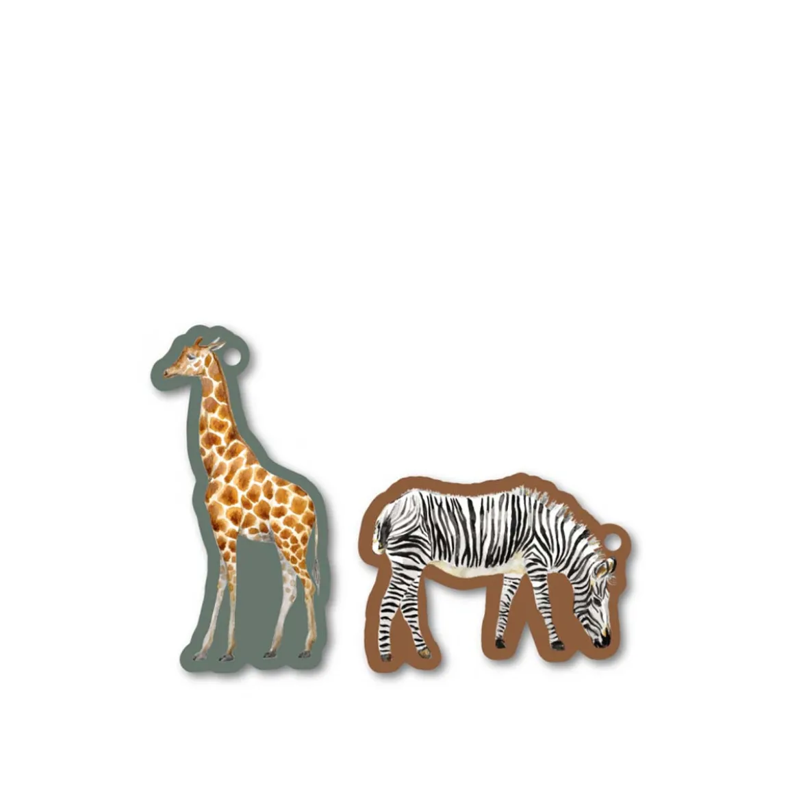 2 étiquettes cadeaux enfants