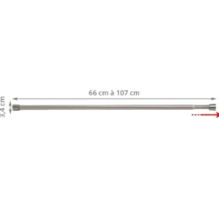 Tringle extensible en inox