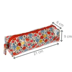 Trousse d'école fleurie