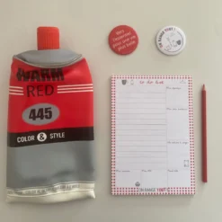 Trousse scolaire rouge
