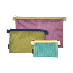 Trousses colorées en filet