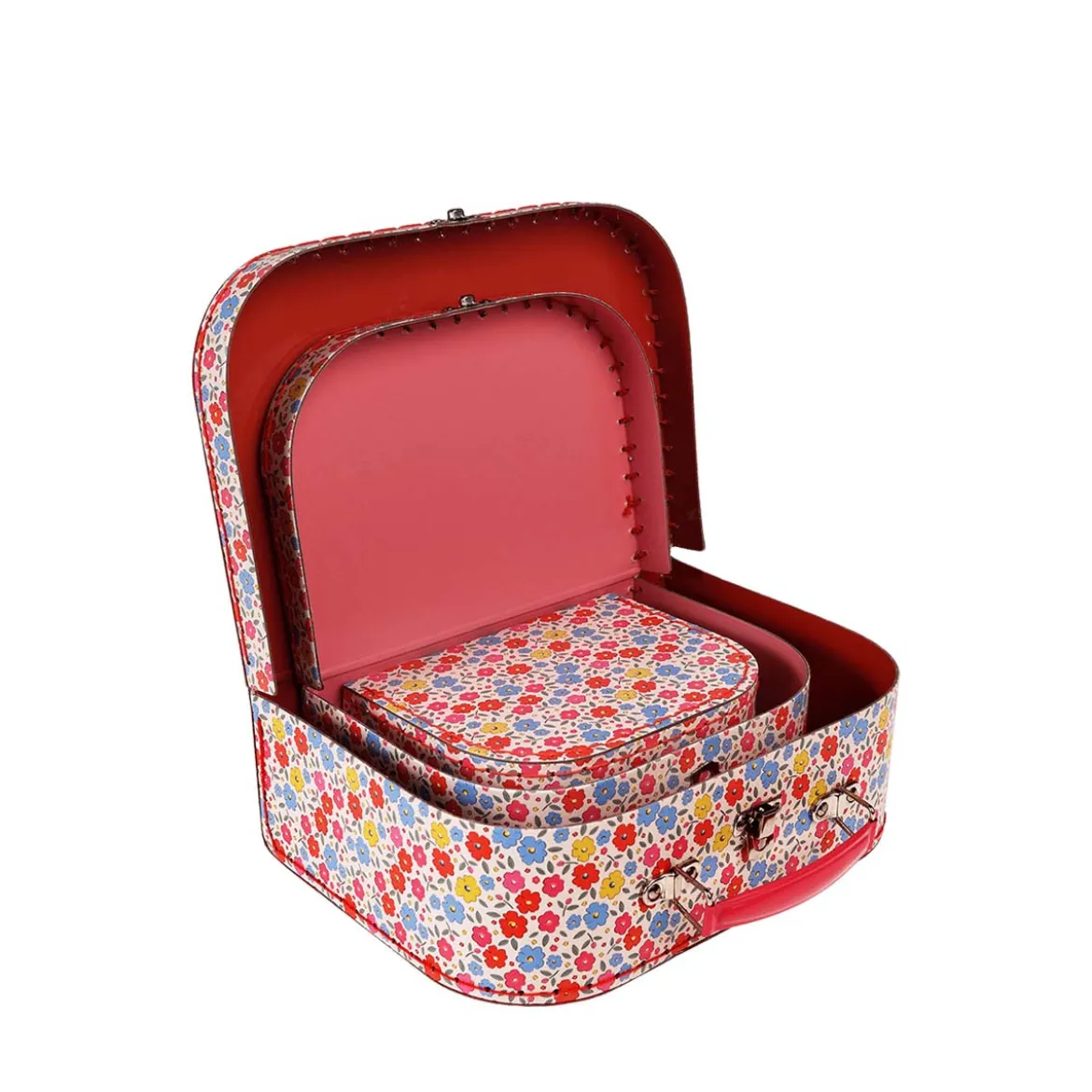 3 valisettes motif liberty