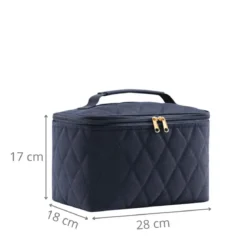 Vanity case en tissu molletonné