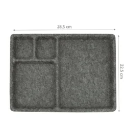 Vide poche en feutrine à compartiments
