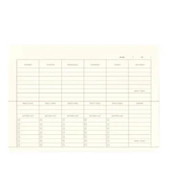 Weekly planner 52 pages